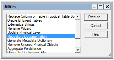 OBIEE Data Lineage Solution