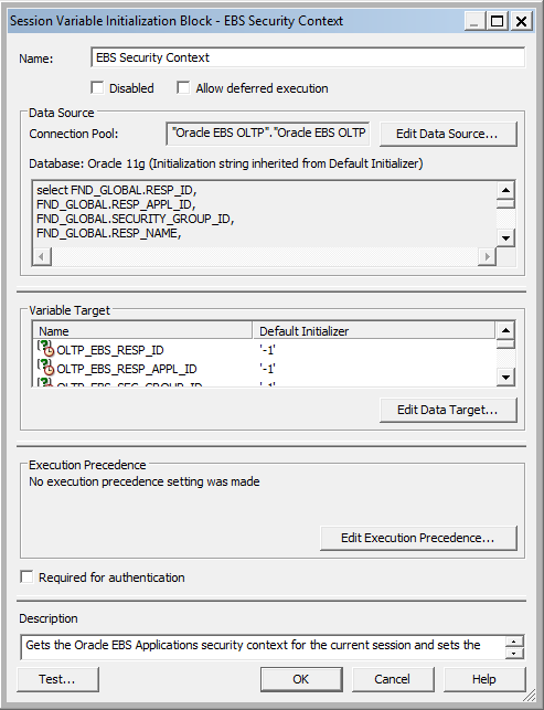 Figure 4: EBS Security Context