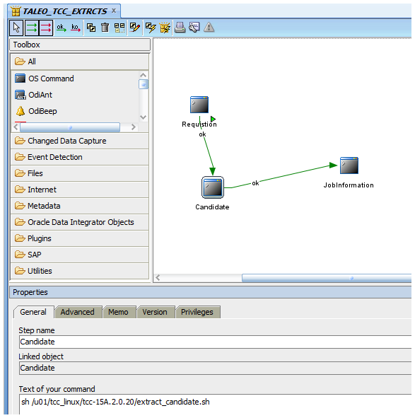 Extracting data from Taleo