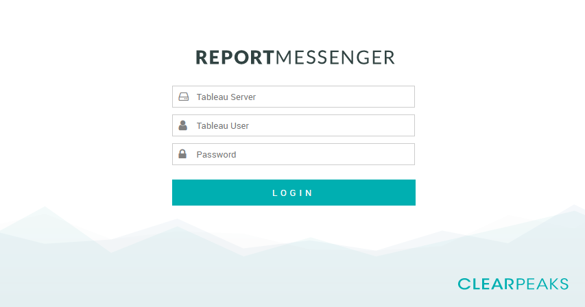 Report Messenger Log in page