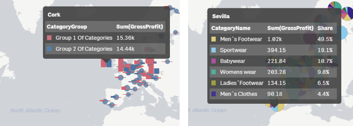 Tooltip in a map when a bar or pie chart is displayed on top of the layer