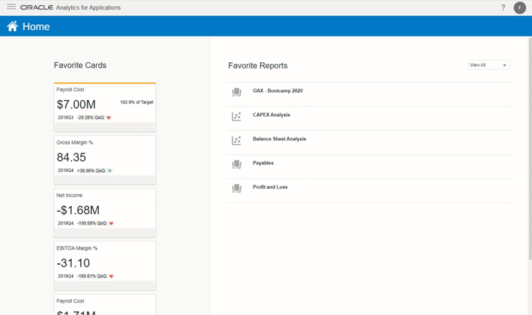 OAX – Oracle Analytics for Applications Hands On