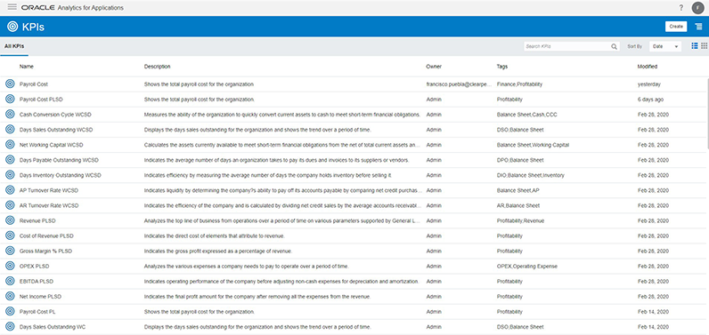 OAX – Oracle Analytics for Applications Hands On