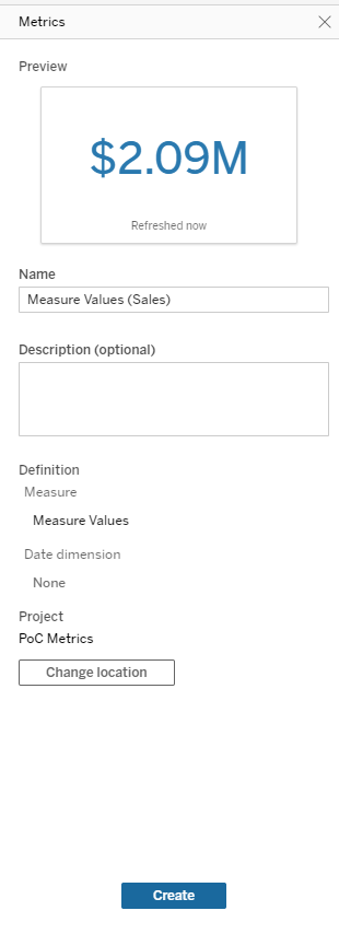 Tableau Metrics image 2