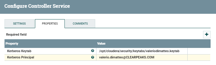 Details of the Kerberos Credential Service