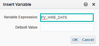 Presentation Variable to OAC report