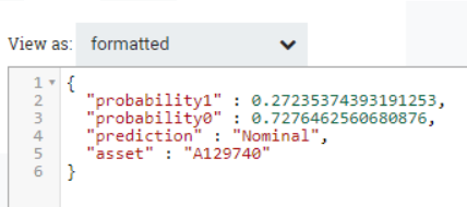 Example of flowfile after the ReplaceText processor