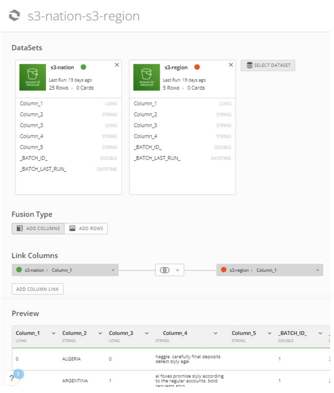 Domo DataFlow view