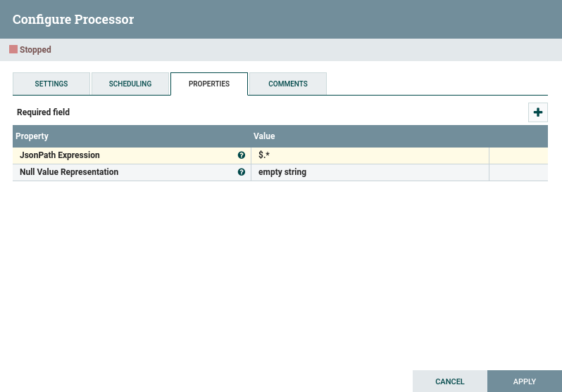 Configure Processor