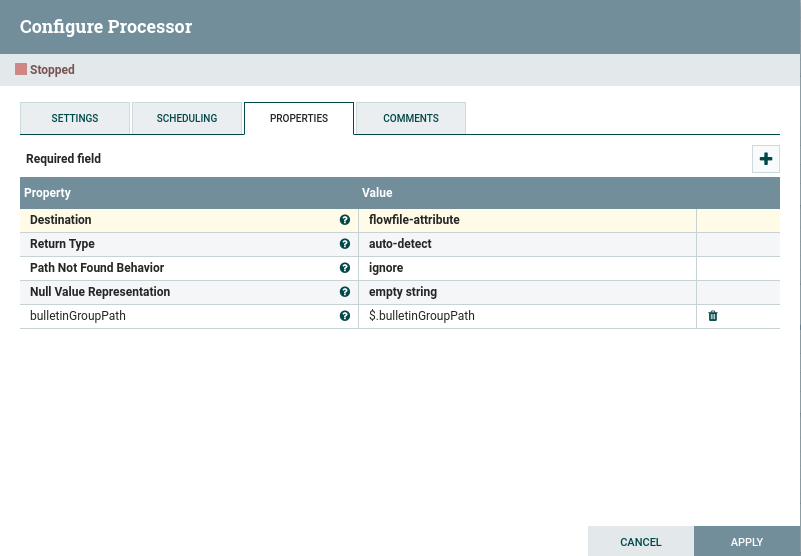 Configure Processor