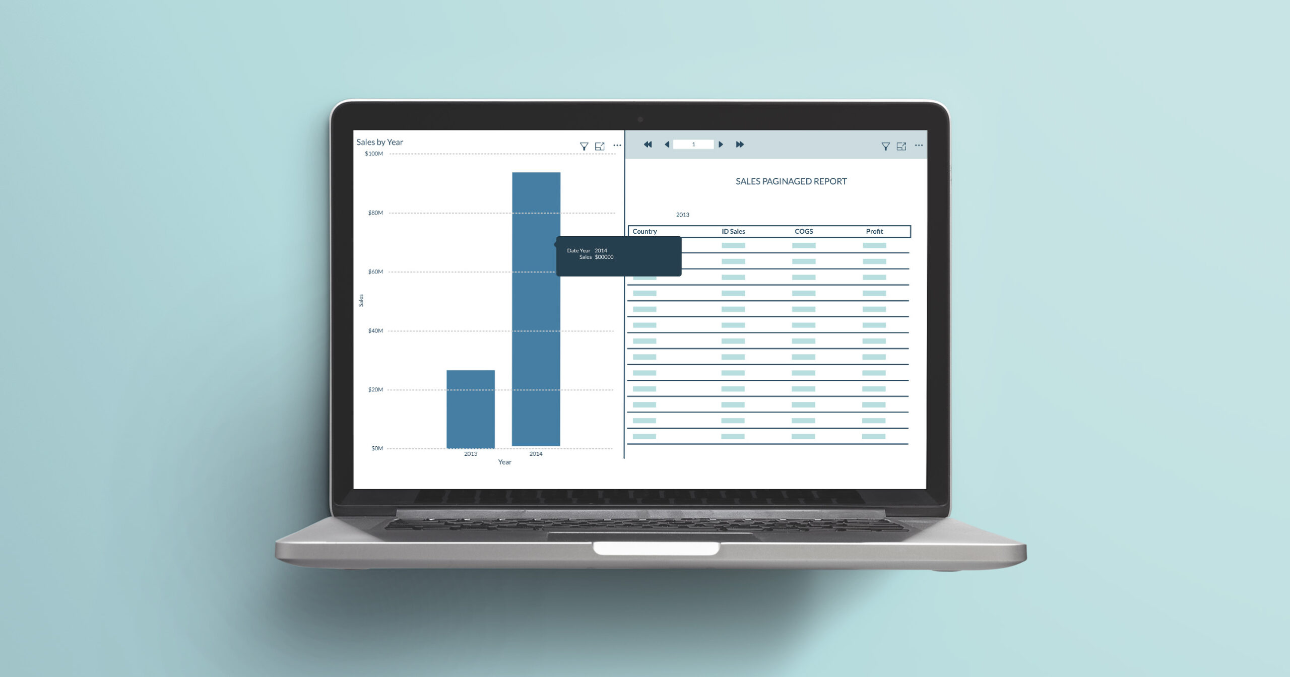 Paginated Report Visuals in Power BI