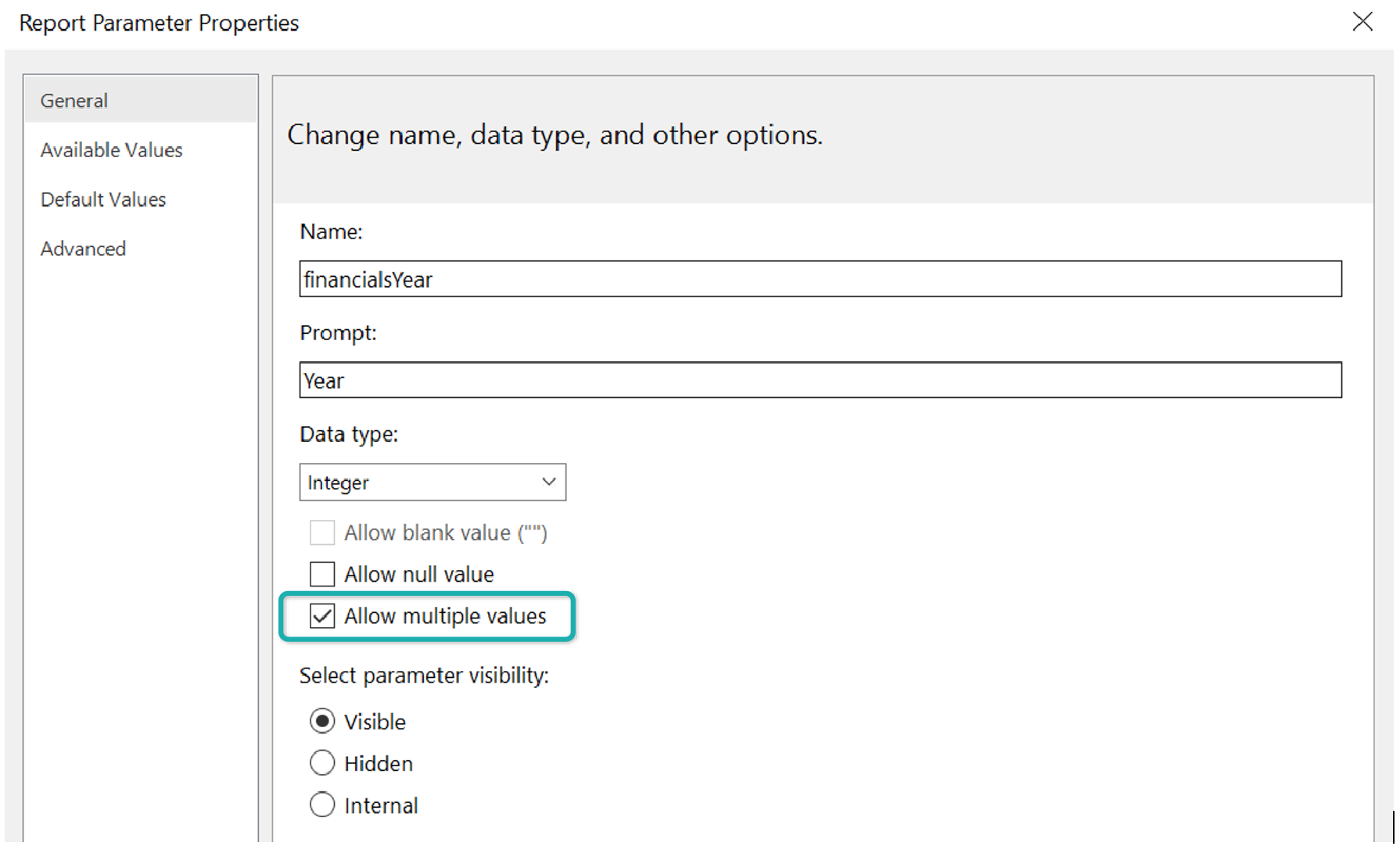 Paginated Report Visuals in Power BI img 1