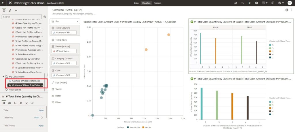 create clusters and save them 