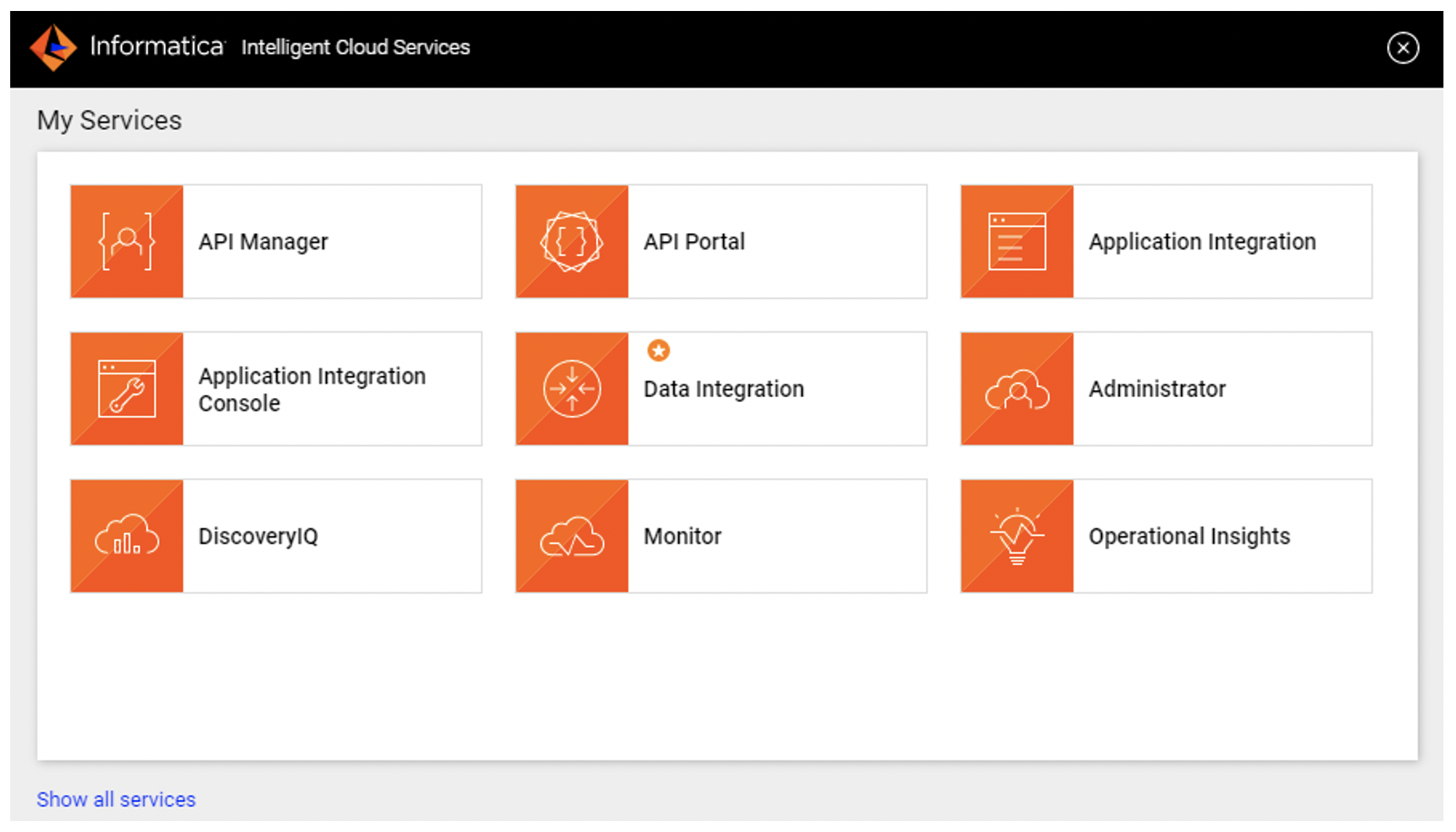 Informatica Intelligent Cloud Service