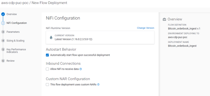 Figure8 Nifi Configuration Tab