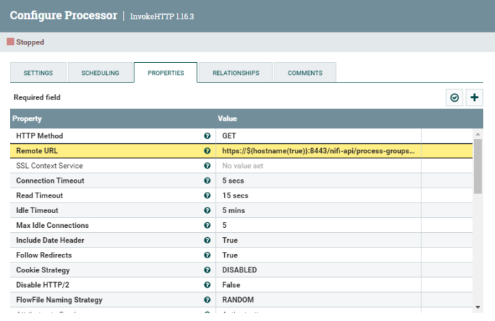 Using the NiFi API to Start and Stop NiFi Processors from a NiFi Flow ...