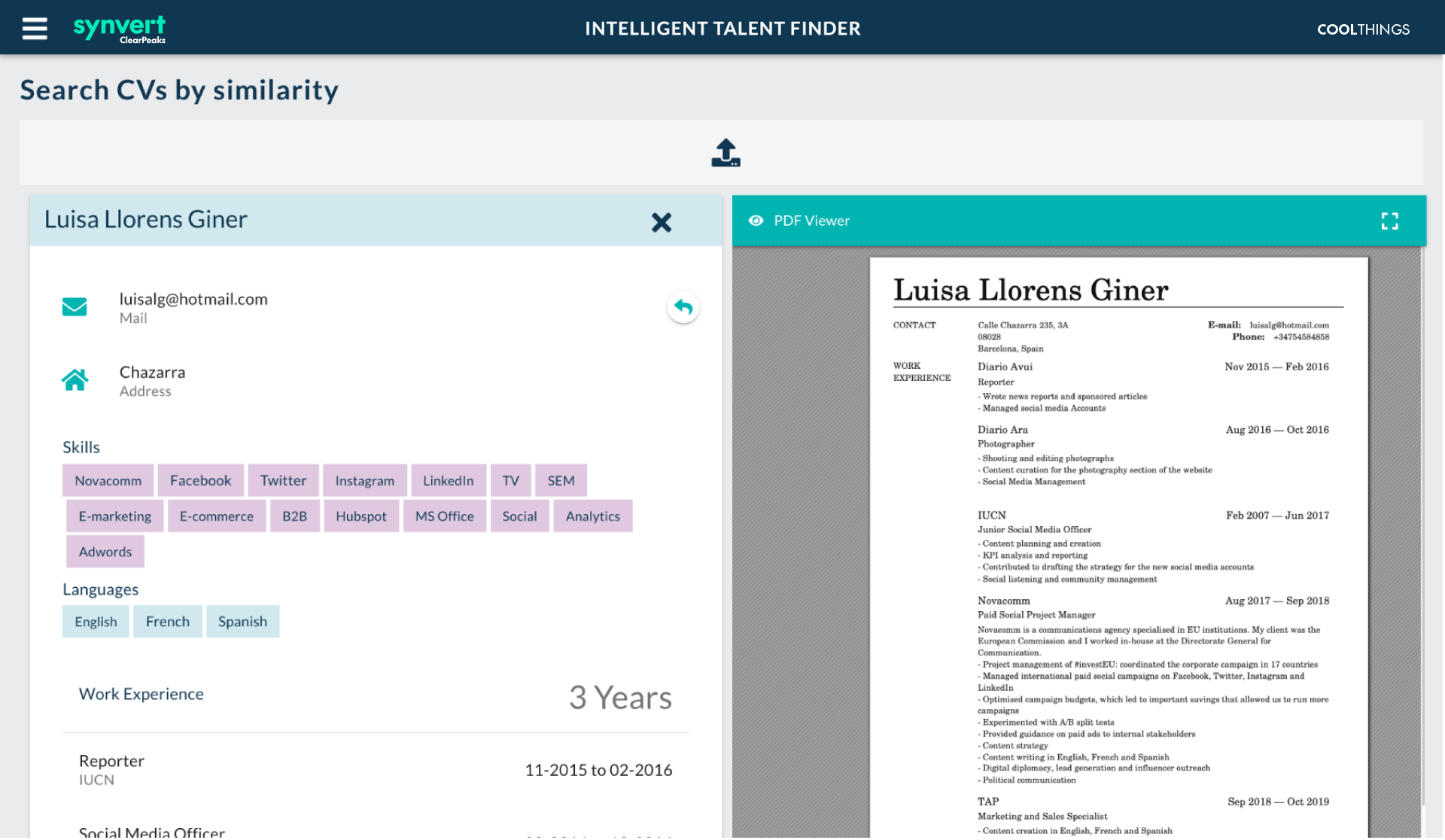 Intelligent Talent Finder Pill