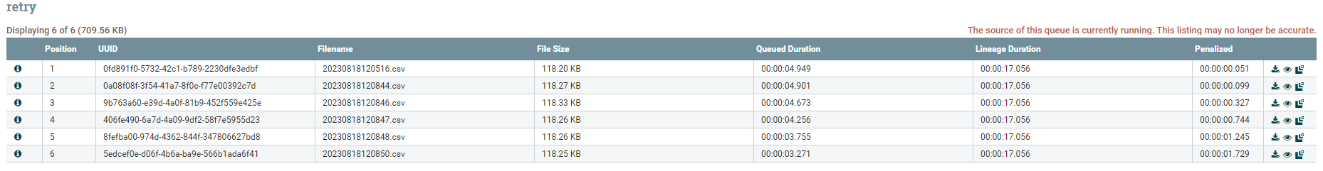 GetSnowflakeIngestStatus processor configuration parameters