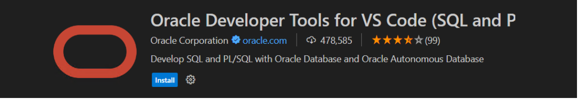 Oracle Developer Tools for VS Code app