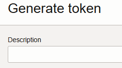 Generating Auth token