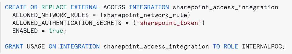 Creating an external integration
