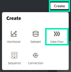 Create new Data Flow