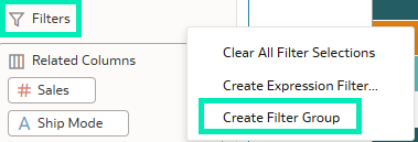 Create Filter Group