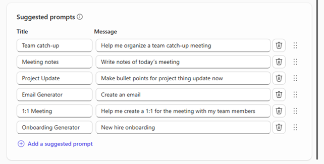 Suggested Prompts for the Confused Agent