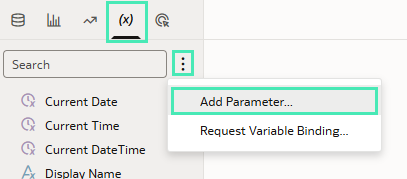 Steps to create a new parameter