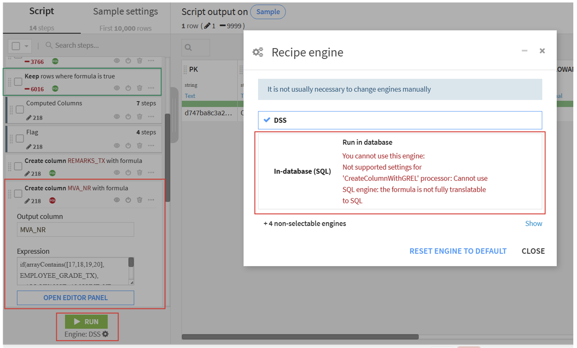 Use Case 3: Logic not Supported by SQL