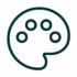 Creative Services Icon of art palette