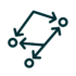 Supply Chain Network Optimisation Icon for supply chain