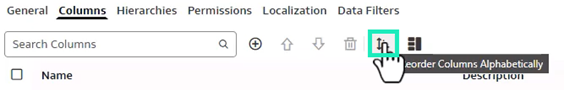 Reorder Columns Alphabetically