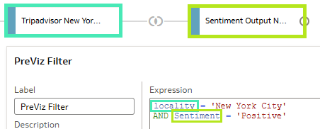 Dataset Filter Expression
