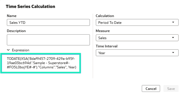 Figure 12: The auto-generated expression