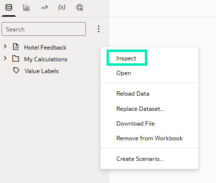 Inspect option