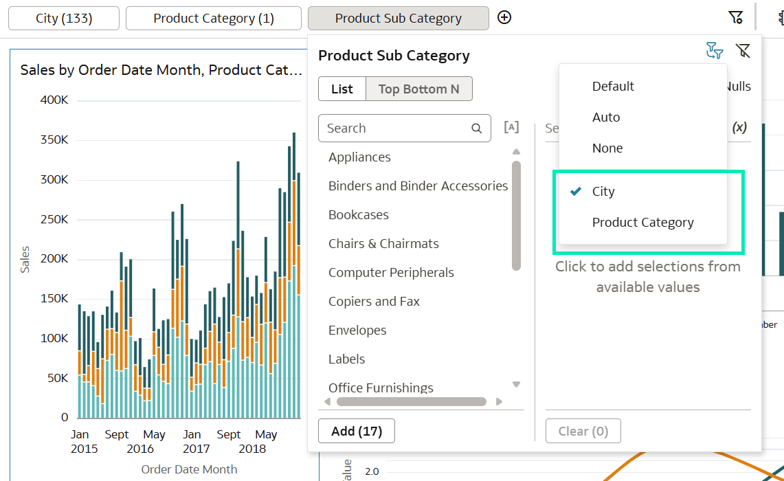 Limit Values Settings panel