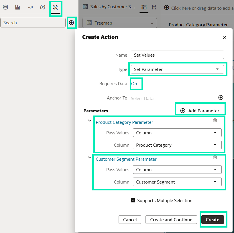 Create Data Action configuration