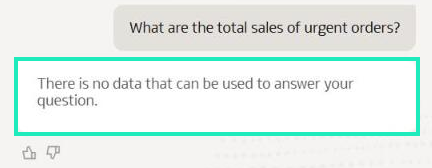 Figure 05: Answer to the urgent question before adding AI Descriptions