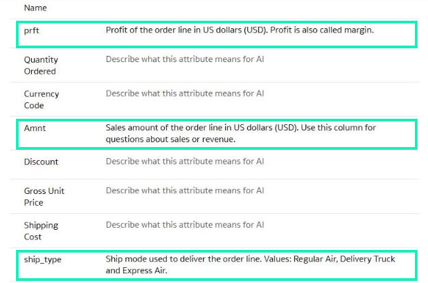 Figure 08: AI Descriptions of prft, Amnt, and ship_type